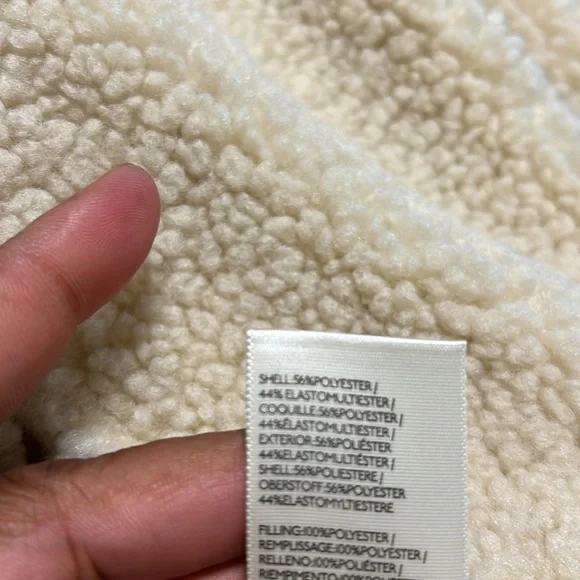 Free people Arnelle Teddy Reversible Olive Green Quilted Jacket size M NWOT